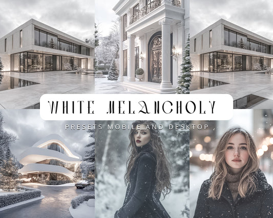 WHITE MELANCHOLY PRESET LIGHTROOM / PHOTOSHOP