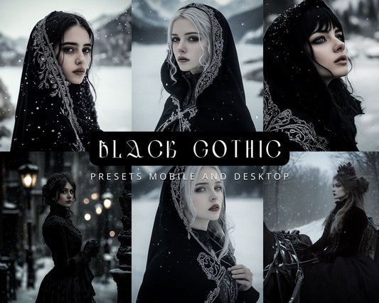 BLACK GOTHIC PRESET LIGHTROOM/PHOTOSHOP