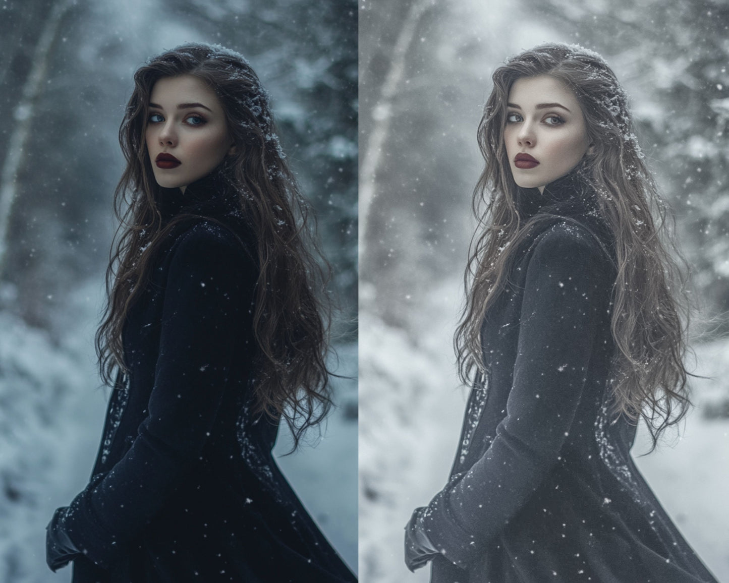 COLLEZIONE COMPLETA MELANCHOLY  PRESET + 250 sfondi