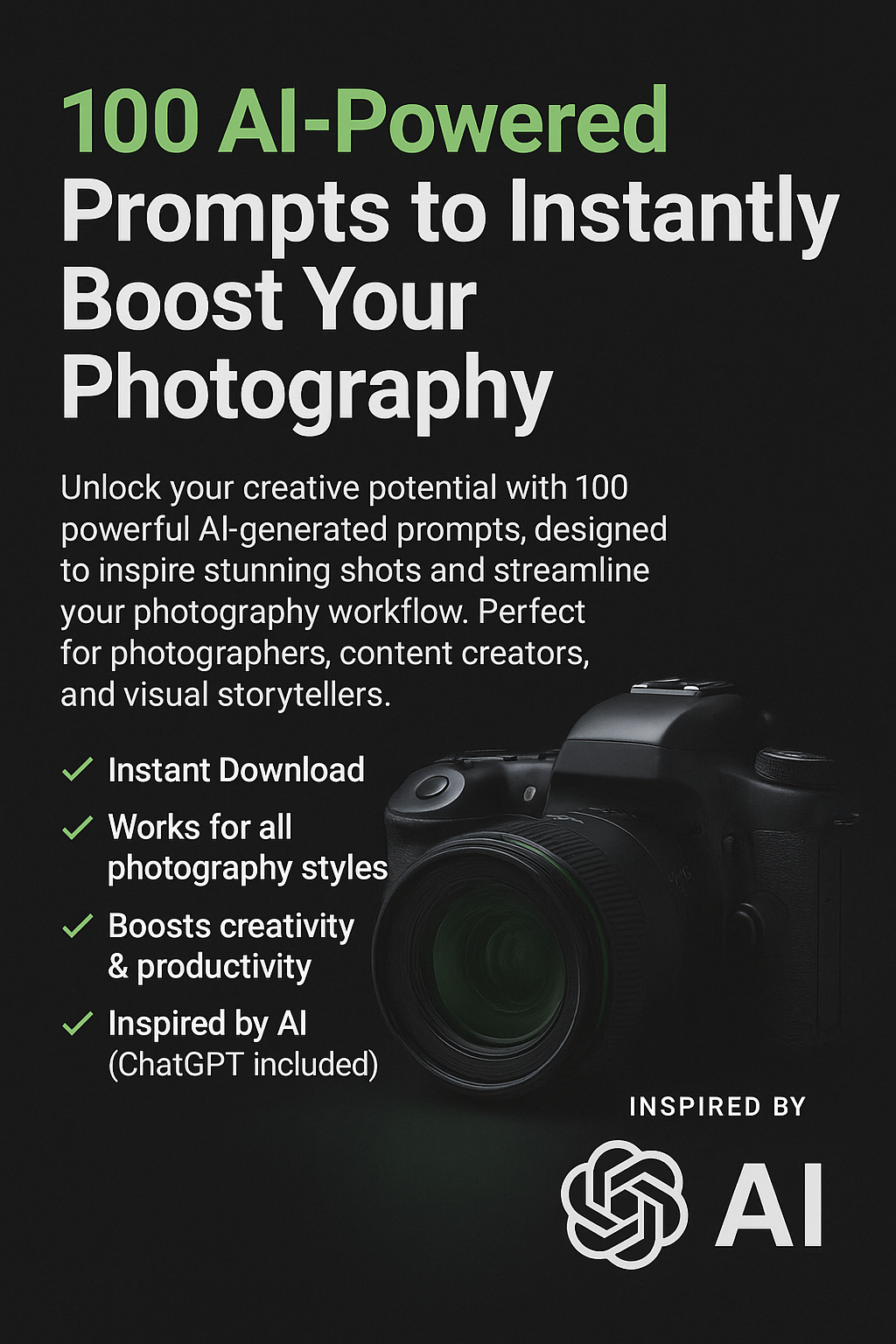 100 AI-Powered Prompts to Instantly Boost Your Photography